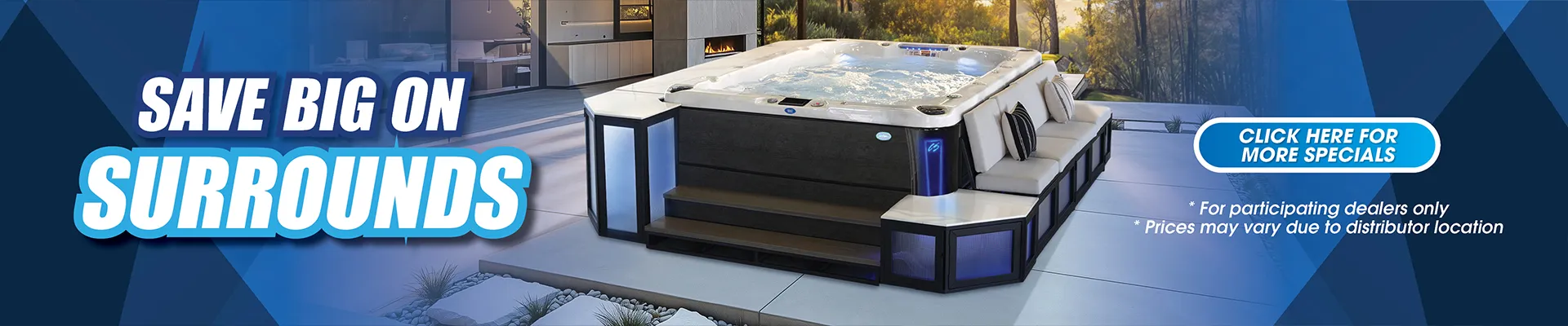 Calspas hot tub being used in a family setting - Monte Bello